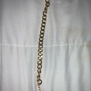 Faux Gold Chunky Chain Anklet